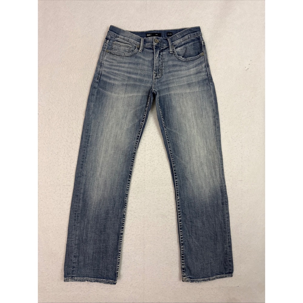 BKE Jake Men's 31x32 Blue Medium Wash Straight Leg Stretch Jeans